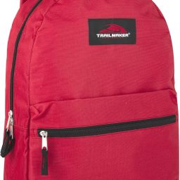 Trail maker Classic 17 Inch Backpack with Adjustable Padded Shoulder Straps